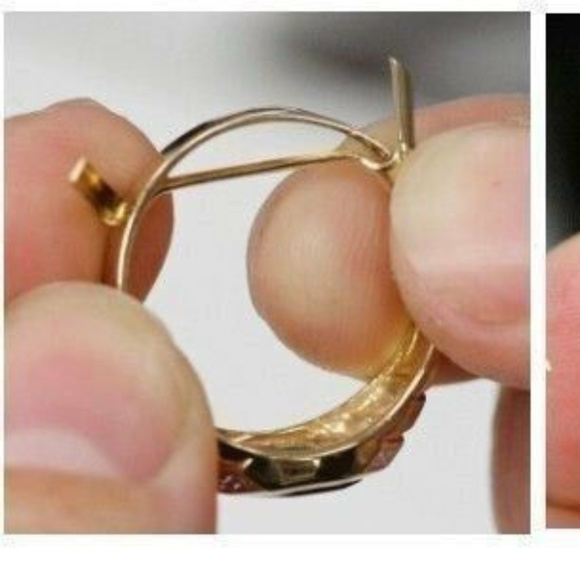 Lock ring guard sizer YELLOW or WHITE GOLD - Picture 2 of 6